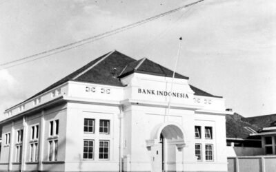 Gedung kantor Bank Indonesia dalam foto arsip koleksi Tropenmuseum