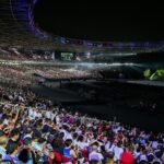 Stadion Utama Gelora Bung Karno, lokasi konser Ye Jakarta, saat pembukaan Asian Games 2018