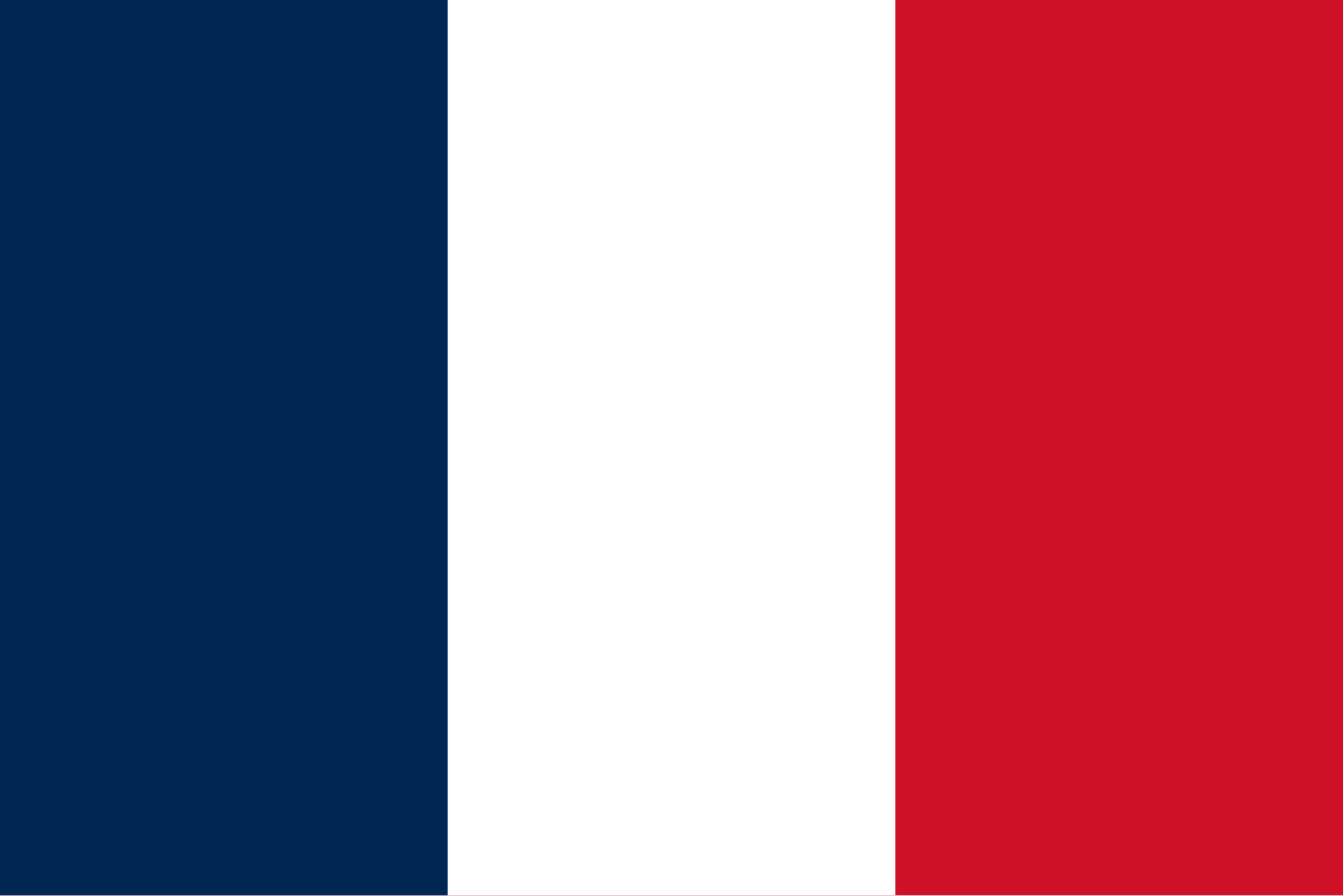 Ilustrasi bendera Prancis untuk berita hasil PSG vs Lyon