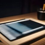 Foto ilustrasi: Pembuatan materi promosi grafis digital menggunakan tablet kreatif. (Foto: Ilustrasi Redaksi AI / Dok. LENSA-INDO.COM)