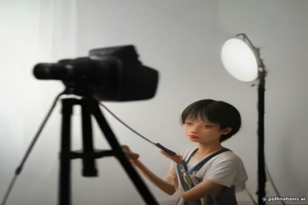 Foto ilustrasi: Proses pembuatan ulasan produk kreatif dengan perangkat telepon pintar. (Foto: Ilustrasi Redaksi AI / Dok. LENSA-INDO.COM)